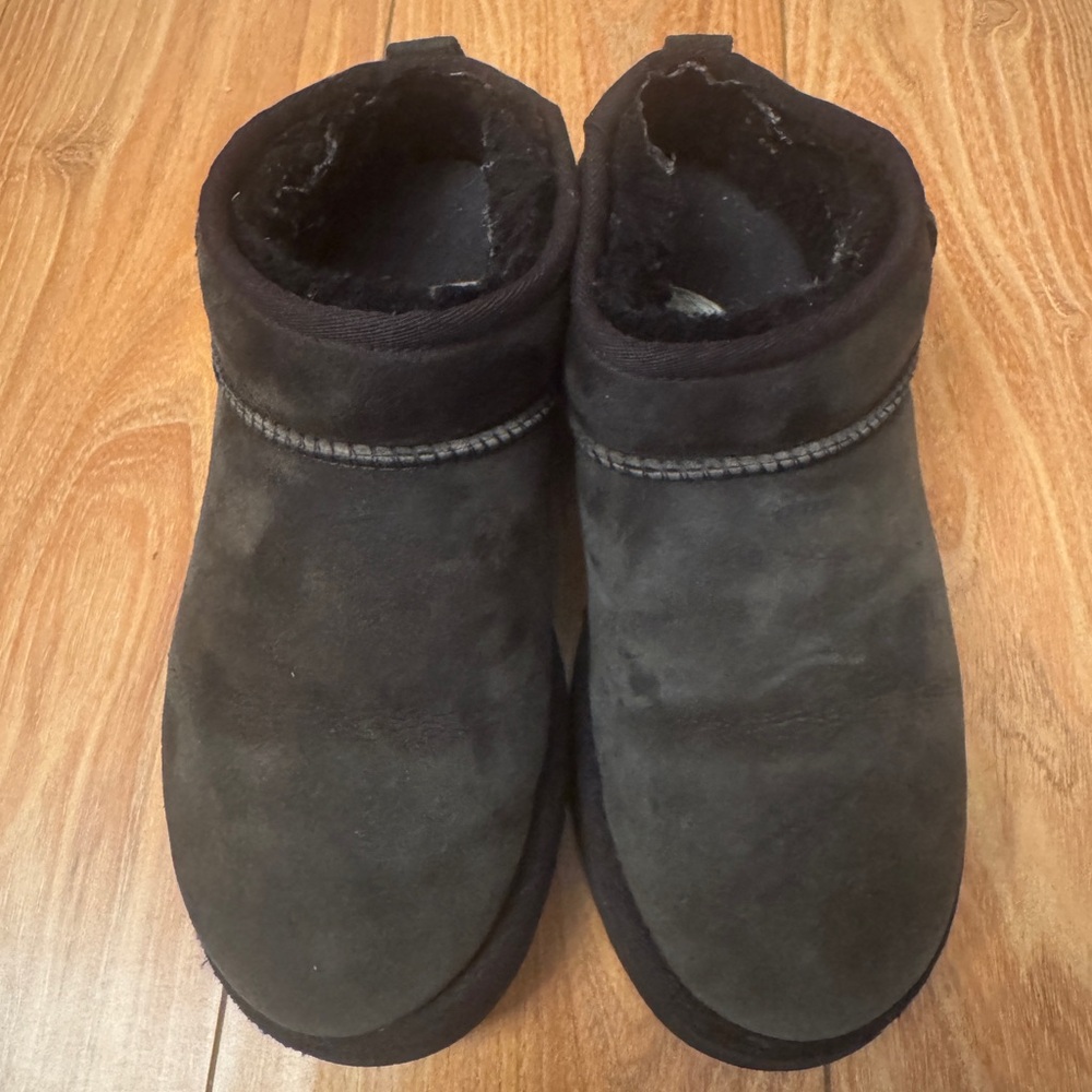 UGG Black Ultra Mini Boots